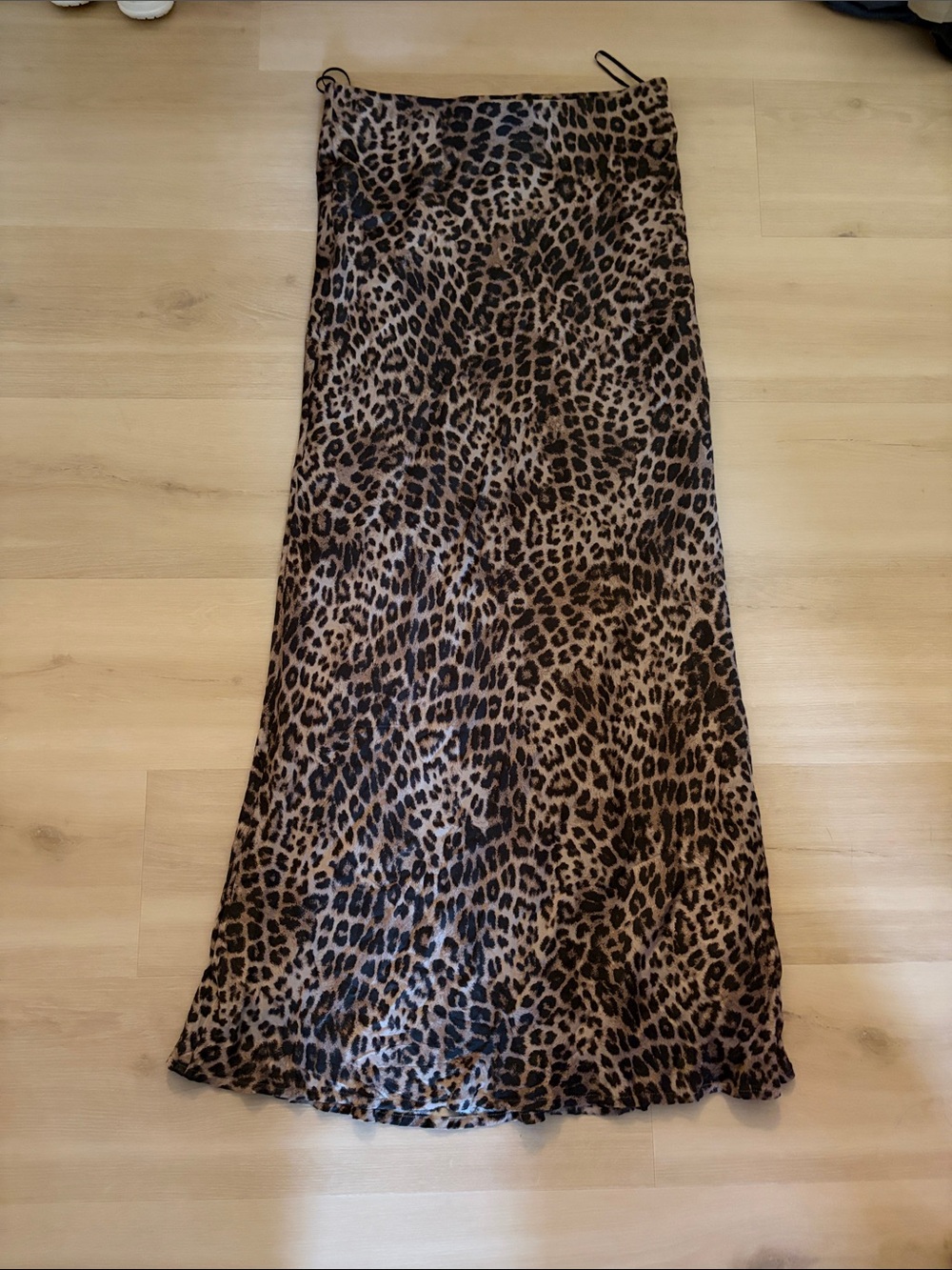 NWT Z Supply Leopard Print Maxi Slip Skirt